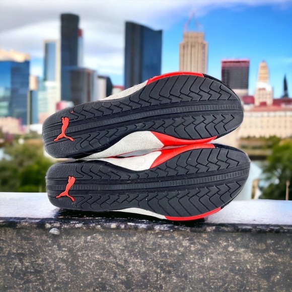 Puma Drift Cat Black Red Suede Leather Mens Size 7.5 EU 40 - Picture 8 of 8